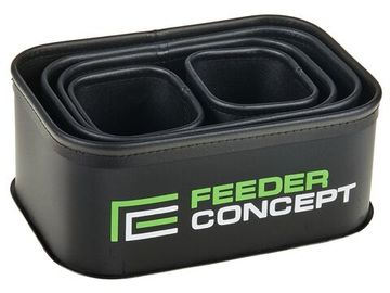 Емкости для прикормки и насадки Feeder Concept EVA 5шт. набор 270х170х100