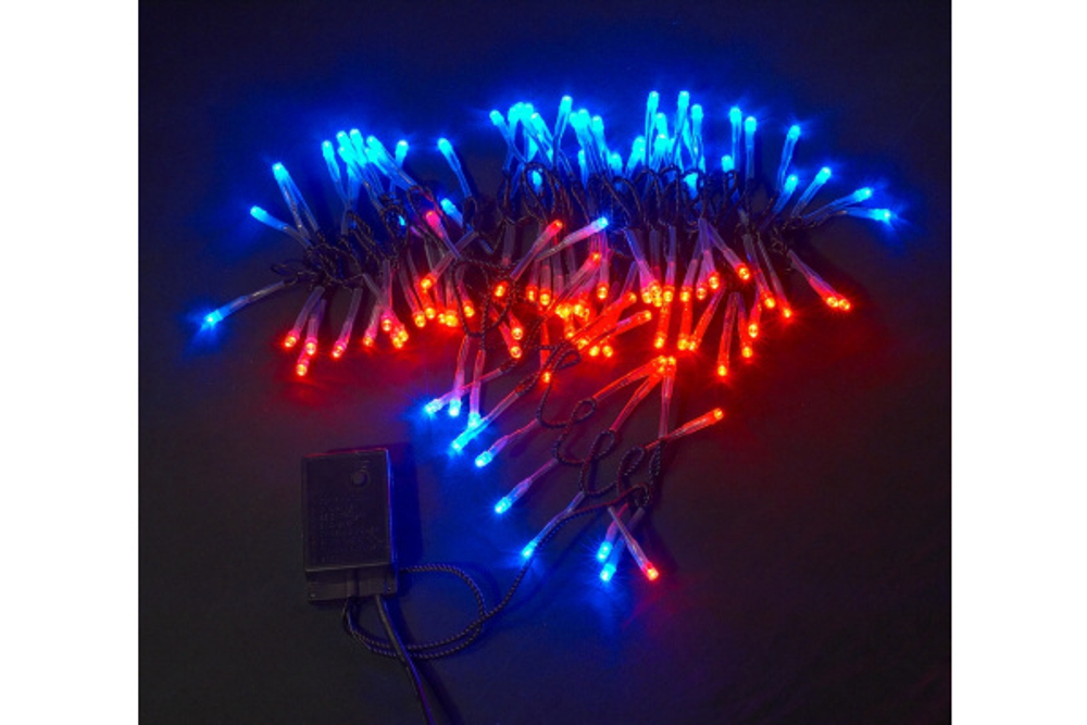 LED-XW-120-5M-C-240V Светод-ая гирлянда (кр.-син.)