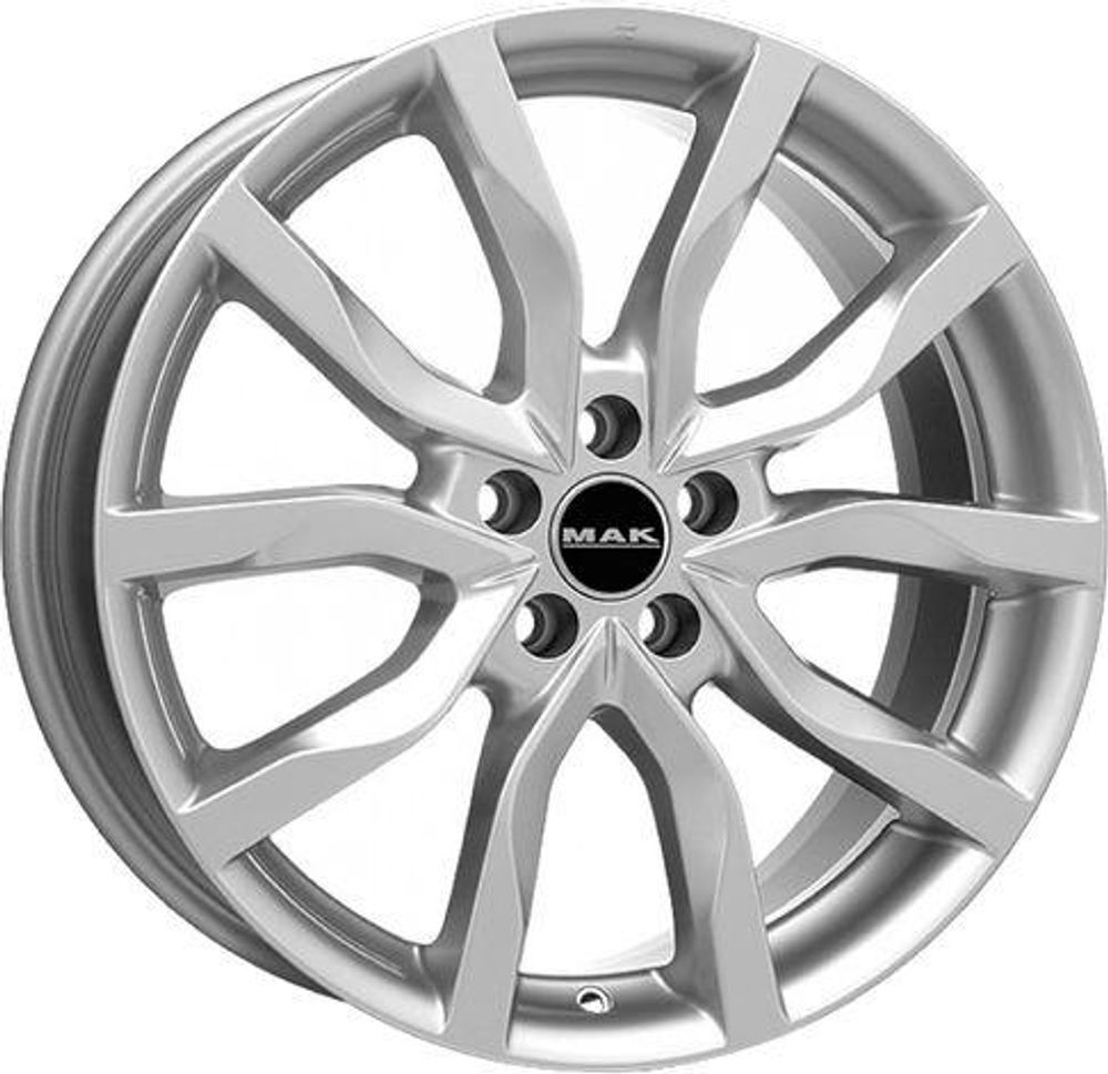 Mak Highlands 9.5x20 5x120 ET 53 Dia 72.6 (silver)