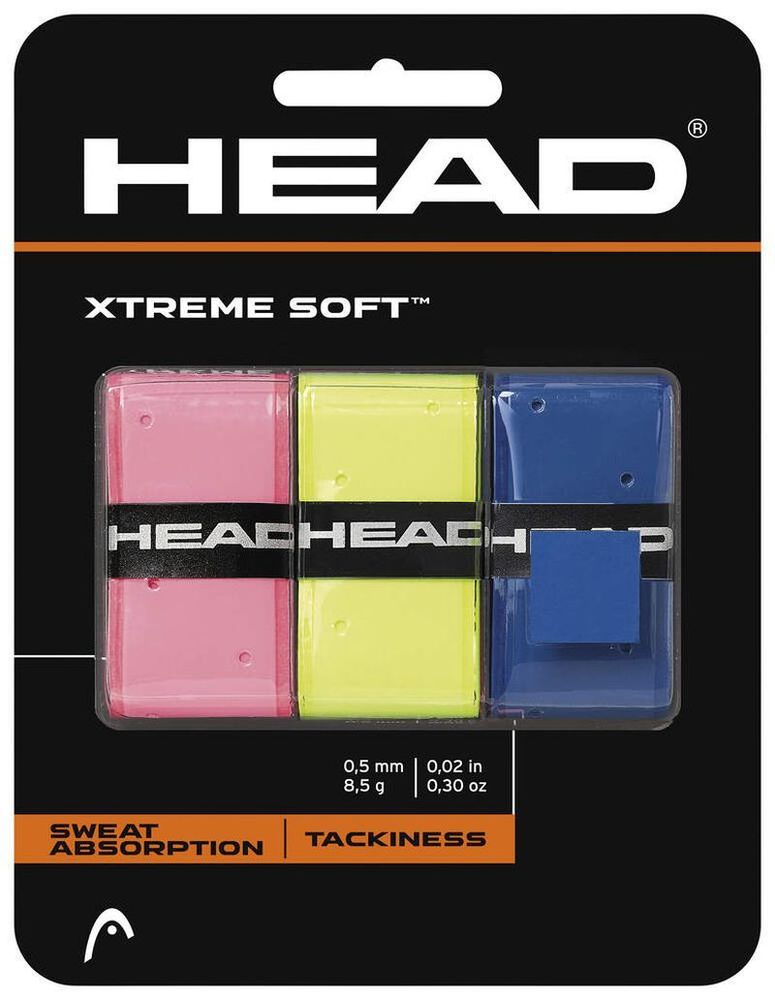 Теннисные намотки Head Xtremesoft (3P) - разноцветный