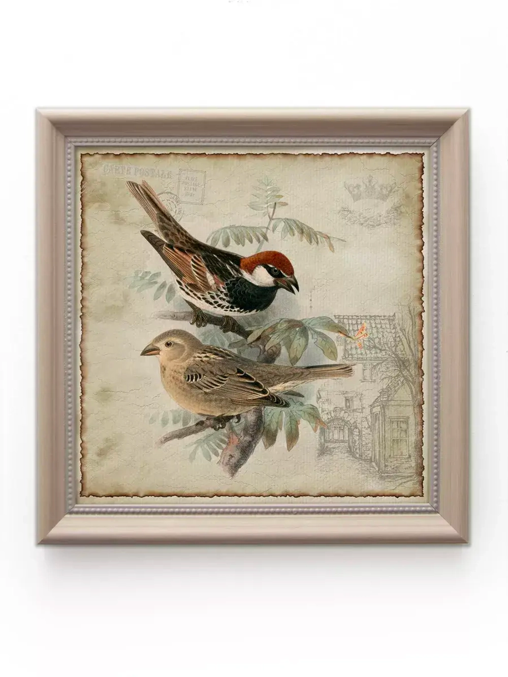 Картина на стену интерьерная на холсте 23х23см