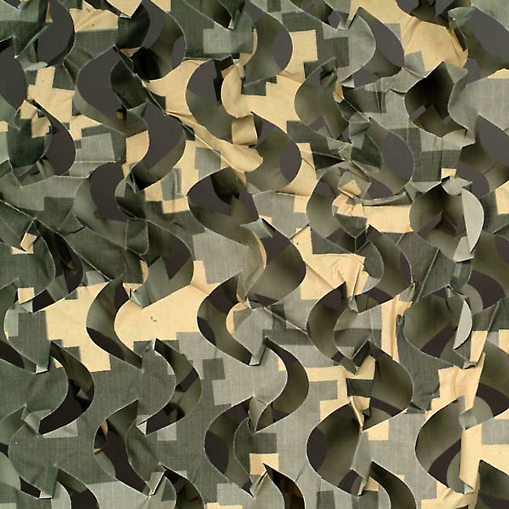 Маскировочная сеть Пейзаж Полынь 3D ПП-6 (светло-зеленый, серый, светло-серый) 2,2х6