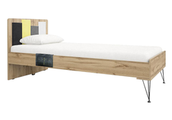 Односпальная кровать Нобира 90х200 дуб ирландский