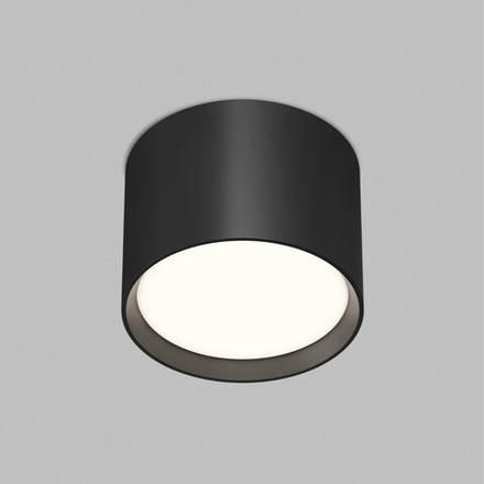 Накладной светильник PILLAR, GX53, до 15 Вт, LED, IP20, черный, алюминий
