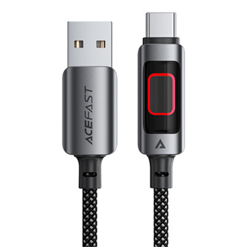 C21-04 USB-A to USB-C fantasy color series braided Charging data cable