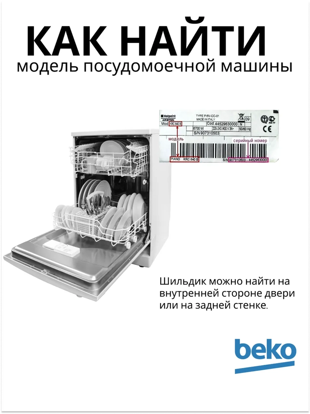 ТЭН проточный для посудомоечной машины 1800W L-145 1888130200 (1888150100) Beko