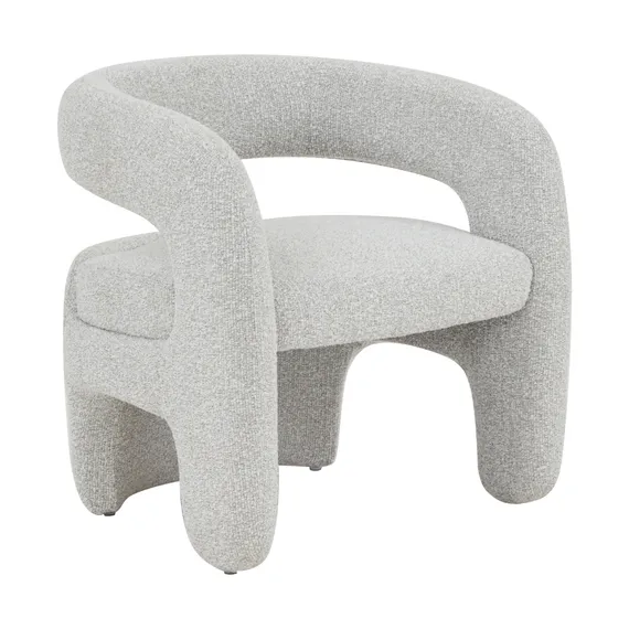 Лаунж-кресло Boon, жемчужное букле