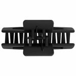 Краб для волос 8,5 см, soft-touch, чёрный, MONTE VITA, 457002