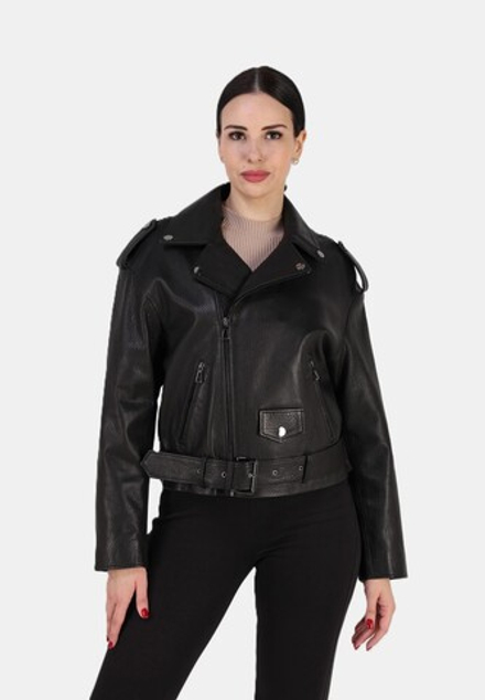 Кожаная куртка демисезонная косуха