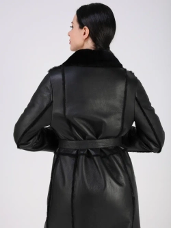 Дубленка зимняя натуральная длинная