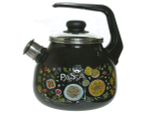 Чайник 3л со свистком "Pasta" черный