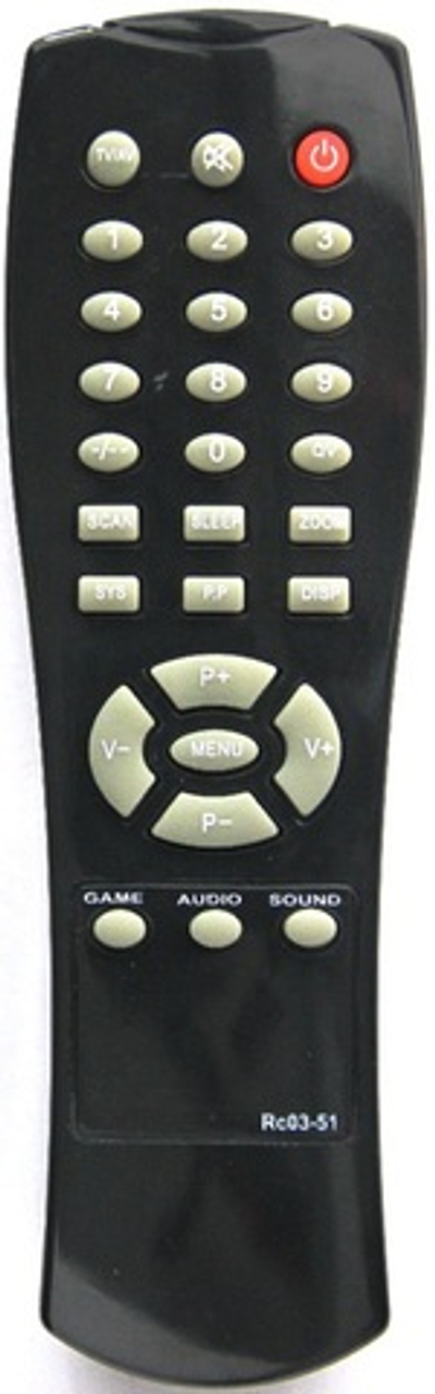 Пульт RC03-51 (RC03-P5+) для Supra / Akai / Sansui