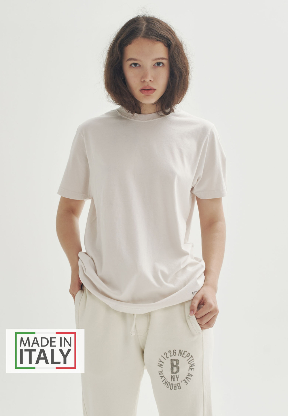 Футболка Bowery NYC однотонная Vintage White