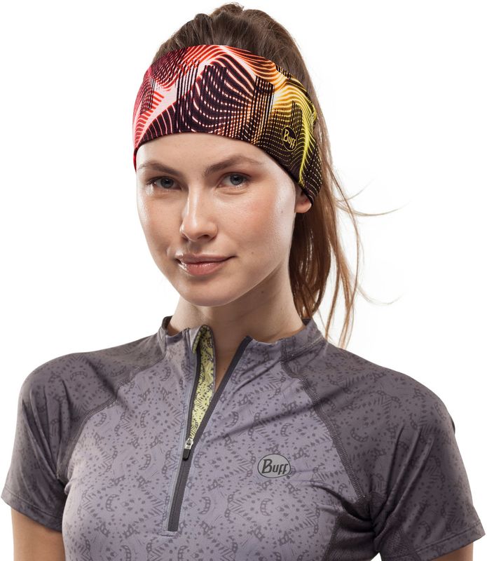 Повязка на голову спортивная Buff Headband CoolNet Grace Multi Фото 2