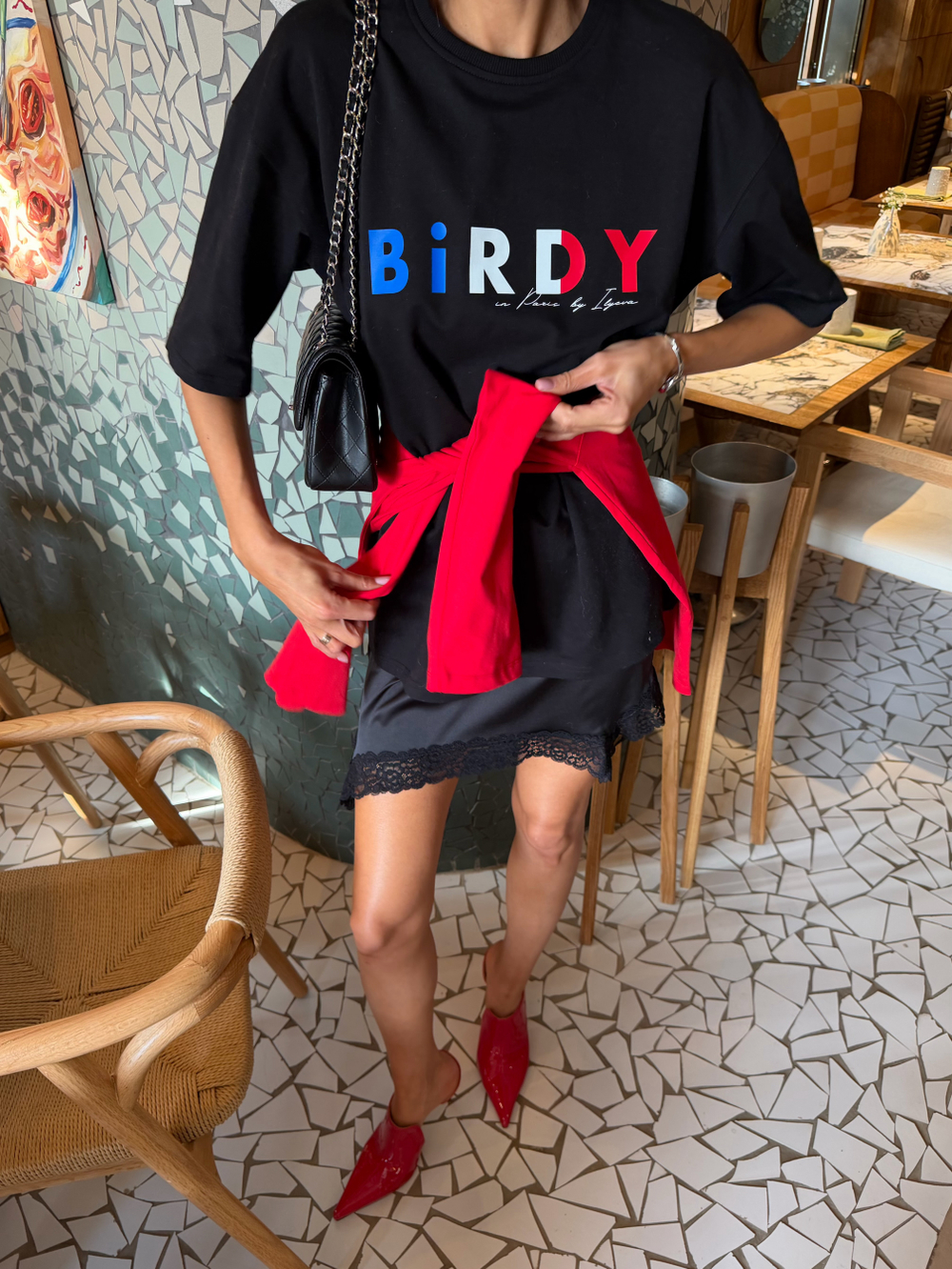 Юбка мини NUDE | Черный