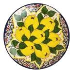 Ляган Риштанская Керамика 32 см. плоский, Айва