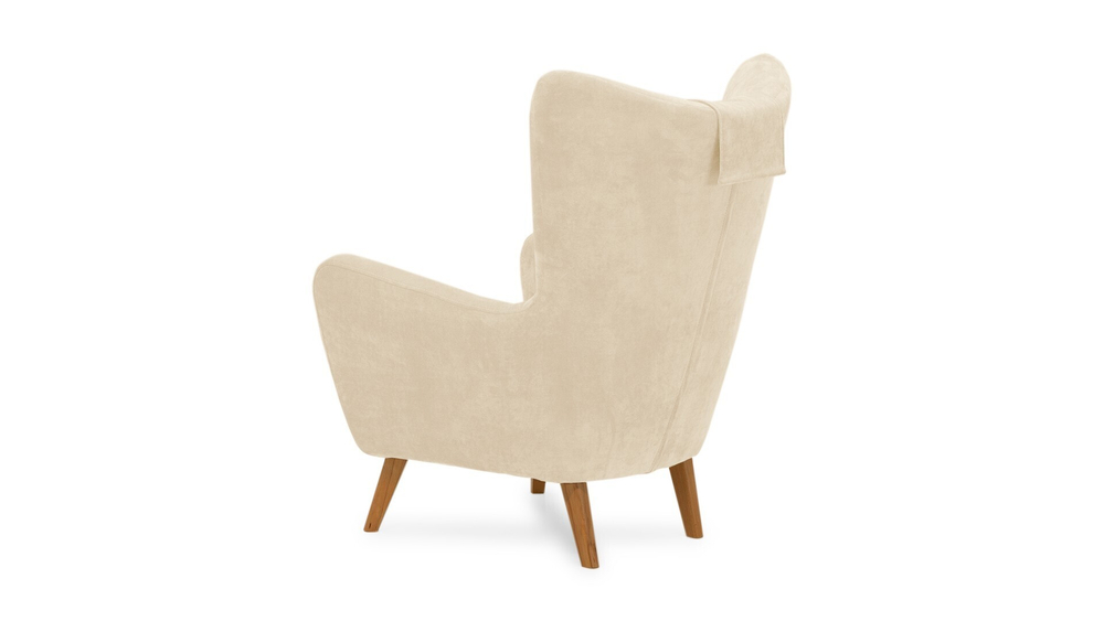 Кресло Лестер 2 Vivaldi 03 77*91*107 см, Бежевый Велюр Нераскладной Фиеста