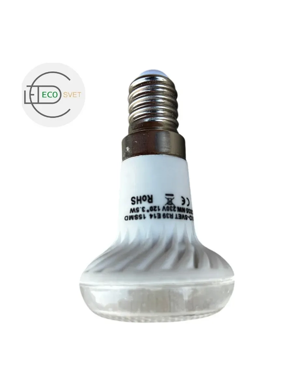 Светодиодная LED лампа R39 E14 3.5W тёпл
