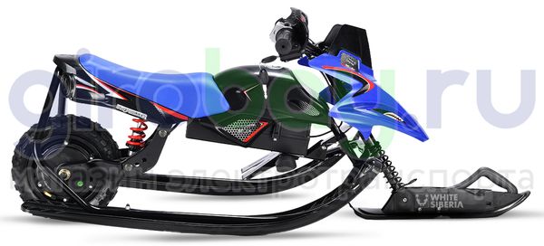Детский электроснегокат White Siberia BELEK 800W - Синий