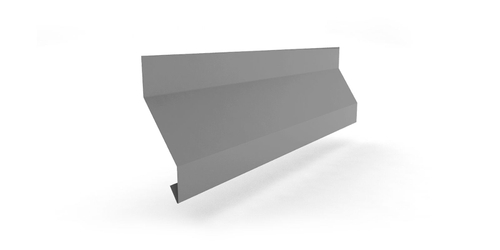 Планка отлива цокольного с покрытием Полиэстер, толщина 0,45 мм, цвет RAL 7004