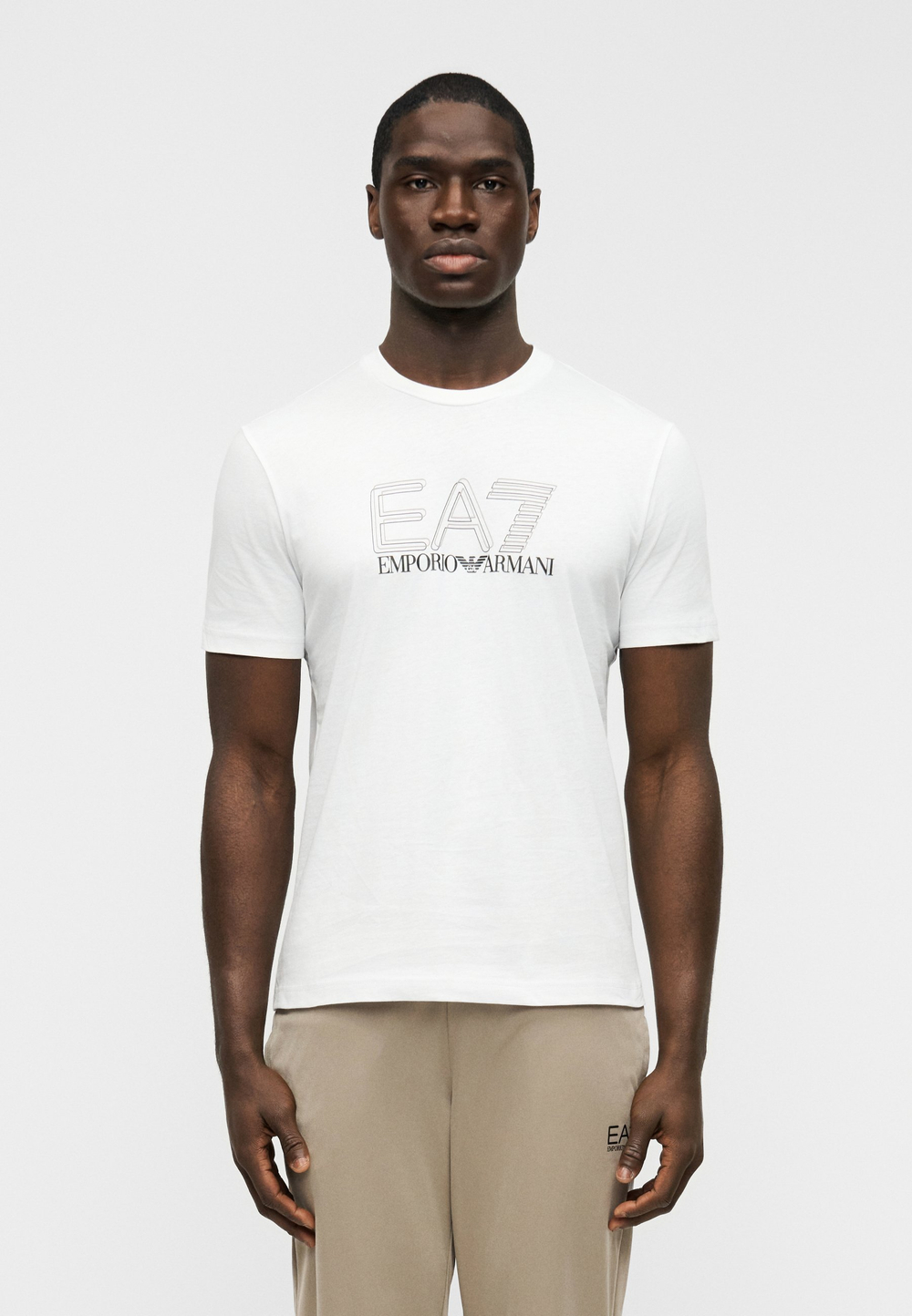 EA7 Emporio Armani UNISEX - Футболка с принтом - Белый