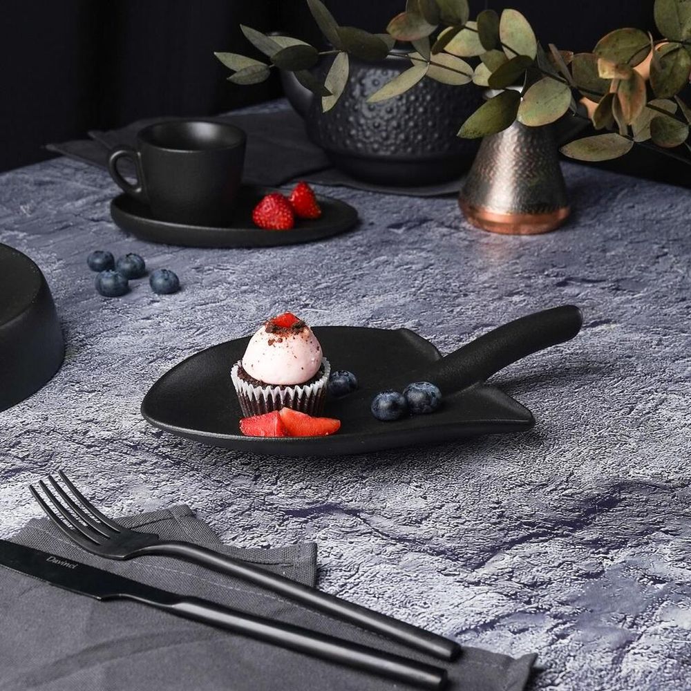 Блюдо "Лопата" 24*13*4 см черное   P.L. Proff Cuisine [1]