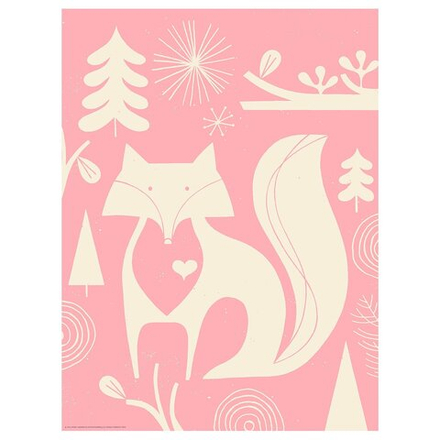 IKEA BILD  (ИКЕА БИЛД)  -  Плакат, Лесные существа 2, 30x40 см