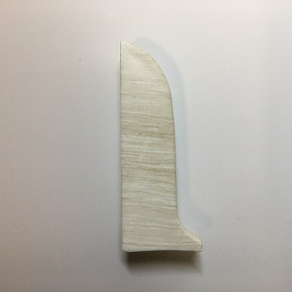 Заглушка левая к плинтусу "Salag" 028 Клен патина