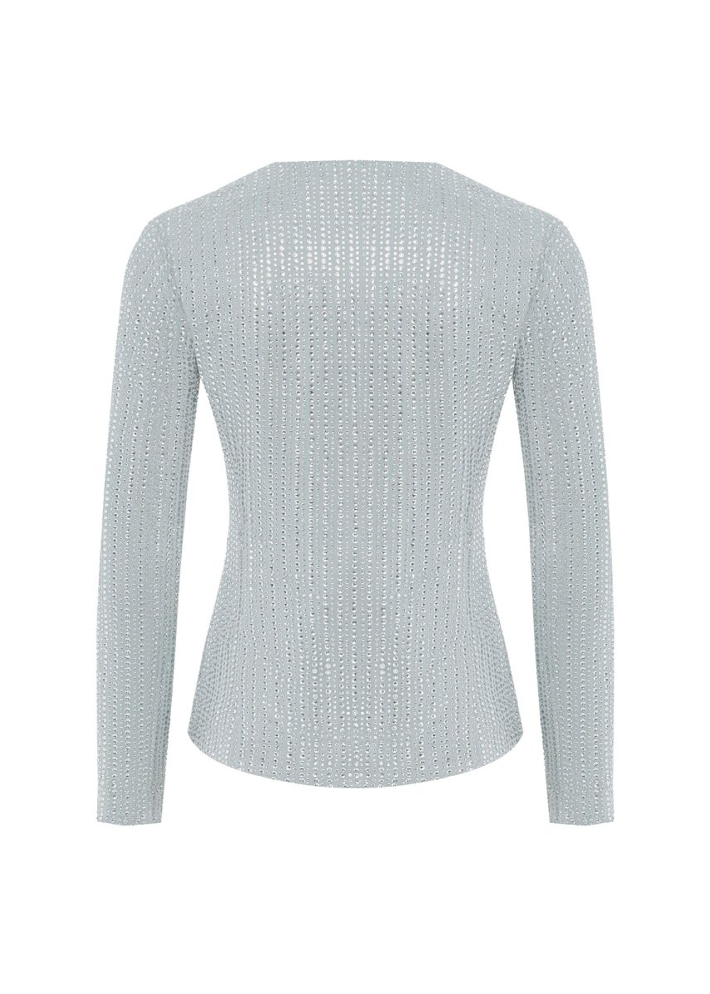 Жакет из шифона с кристаллами