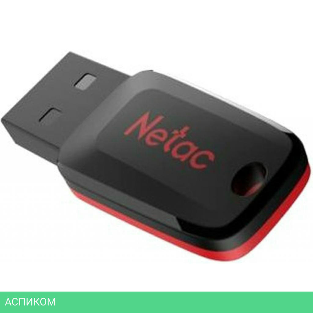 USB Flash-накопитель Netac U197 8Gb черный/красный (NT03U197N-008G-20BK)