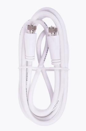 Антенный кабель Schwaiger SAT F-Plug/F-Plug, белый, длина 10 м