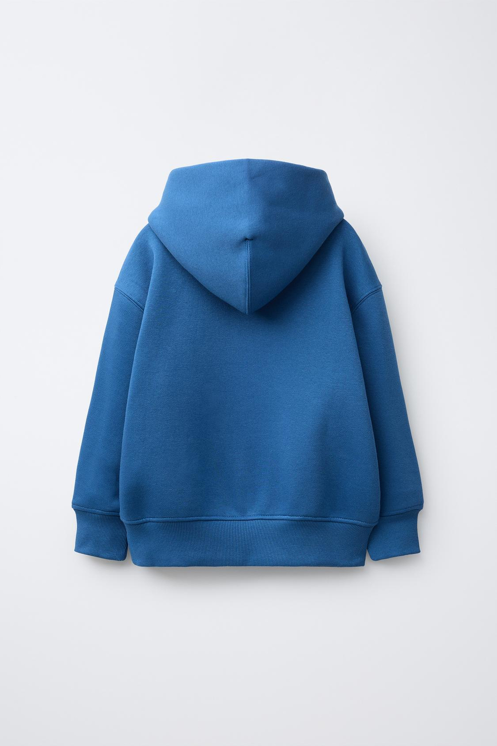 ZARA БАЗОВАЯ ТОЛСТОВКА С НАДПИСЬЮ, СИНИЙ