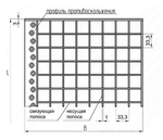 ТМС Ступень прессованная 1200х305 (гор.цинк) 33×33 40×3