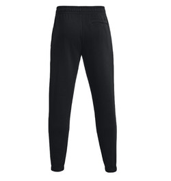 Мужские теннисные штаны Under Armour Men's UA Essential Fleece Joggers - black/white