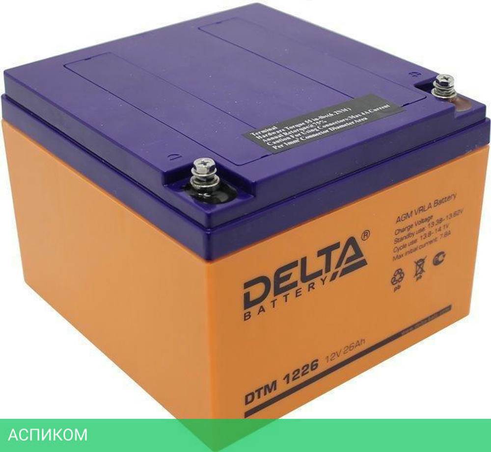 Аккумулятор для ИБП Delta DTM 1226