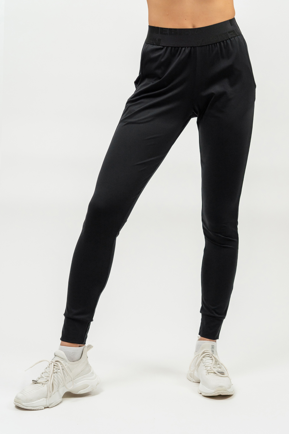 Спортивные брюки SLIM FIT LEGGINGS PANTS GYM SPIRIT 466 Черные