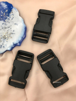 Застёжка фастекс для соединения (трезубец) черная