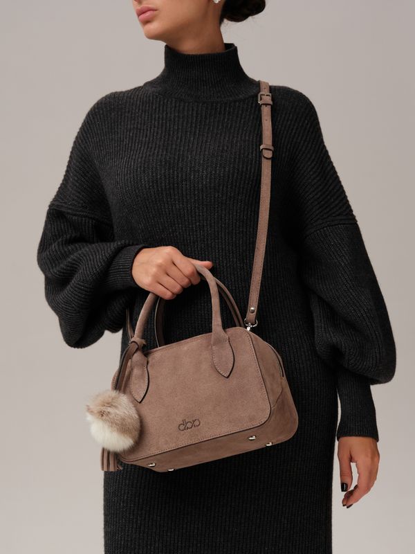 Замшевая сумка DBR 31348 капучино