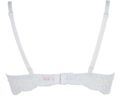 Кружевной бюстгальтер с формованными чашками Amy (Размер: 30A) (Цвет: кремовый)