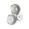 5416/14WL L-VISION ODL_EX23 155 хром/св.коричневый/св.серый металл/стекло Бра LED 14W 4000K CARAMELLA