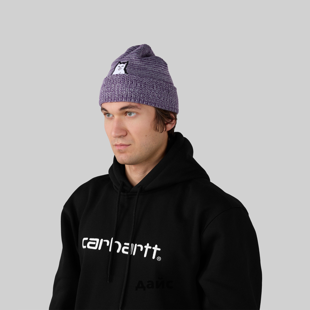 Шапка Ripndip Lord Nermal Marled Beanie артикул:RND10283 - купить в магазине Дайс