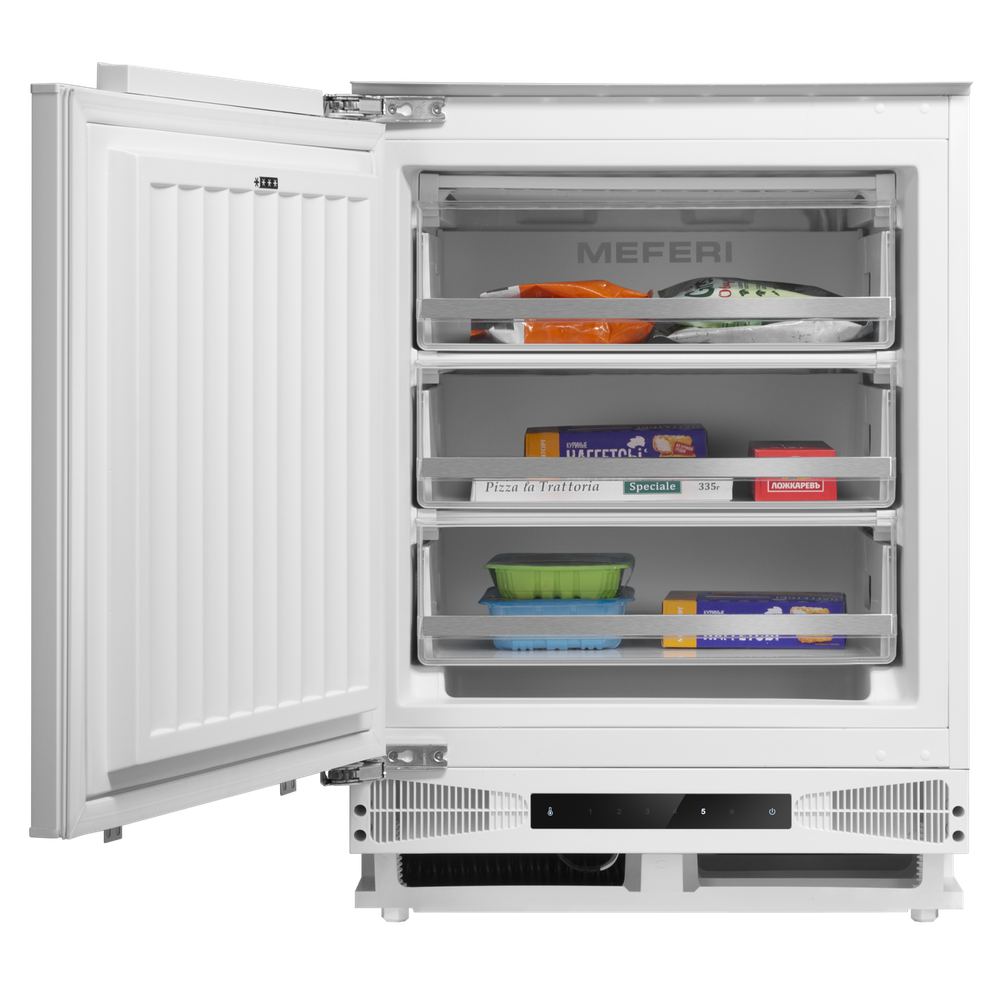 Встраиваемая морозильная камера Meferi MBF82 LOW FROST LIGHT фото 