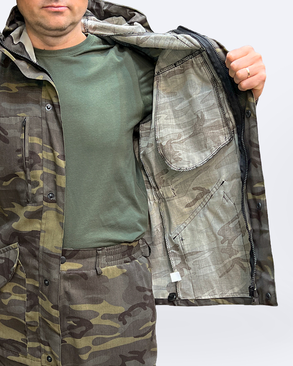 Летний костюм Вожак — Твил, Nato Black, без подкладки