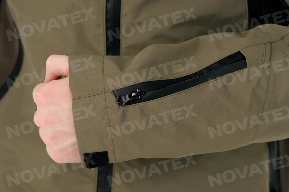 Костюм Nova-Tex Фиш Мастер Тёмный хаки Таслан Grayling 10/10 -