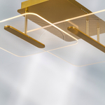 738063 Люстра ACRILE 29W LED 2966LM 120G ЗОЛОТО 3000K