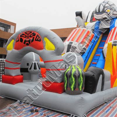 Коммерческий надувной батут "Робот" 13.5*7*9 м