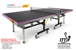 Стол теннисный Double Fish 233 черный