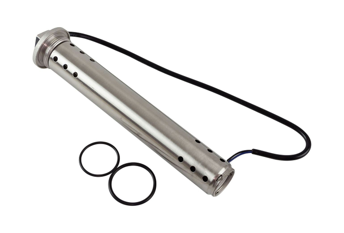 Датчик уровня сточных вод 250 мм, 0-190 Ом, BSP 1-1/4, нержавеющий, Marine Rocket