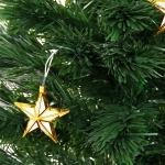 Елка 120 см светодиодная «Ночная искра» оптоволокно + звезды (125 веток)