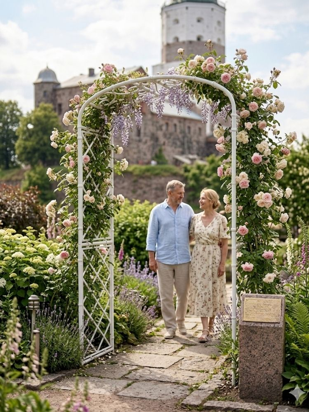 Арка садовая "Выборг" 230х130х55 см. 